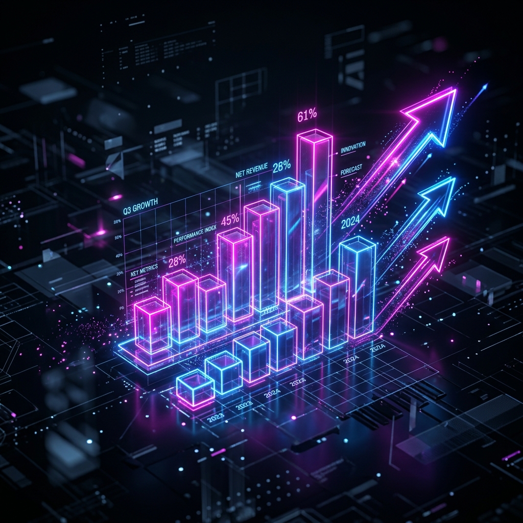 Digital Marketing 3D Graphic
